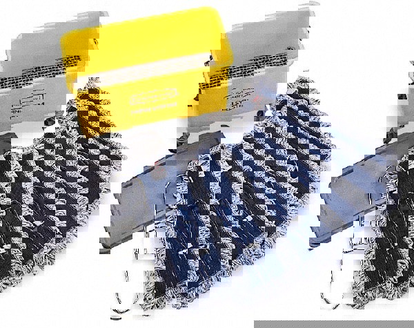 Finish System Replacement Mop Head, 18 X 5, Rayon/synthetic, White